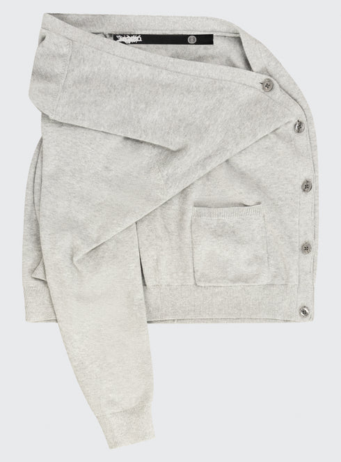 ElevenPM Cardigan Skirt Heather Grey - M224139HYB